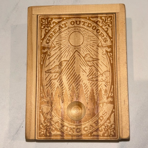 Chronicle Books Other - Great Outdoors Wooden Playing Cards